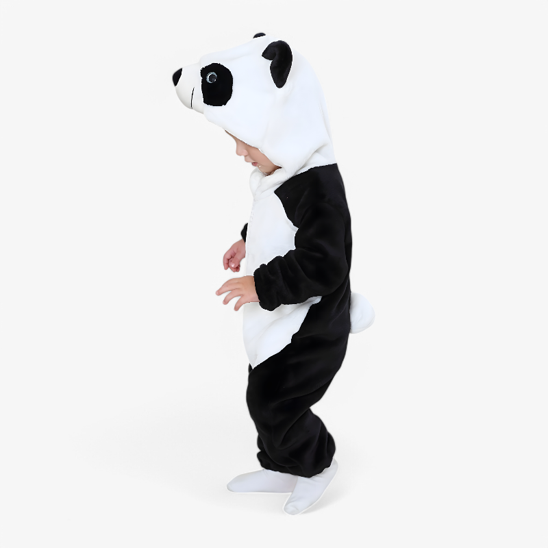 Panda Onesie voor Kinderen – Schattige Romper met Panda Capuchon-Mijn Verkleedkist