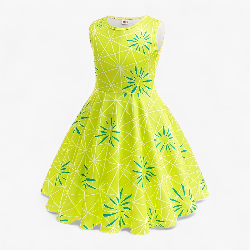 Levendig Prinsessen Kostuum voor Kinderen – Compleet met Tiara, Toverstaf en Sieraden-Mijn Verkleedkist