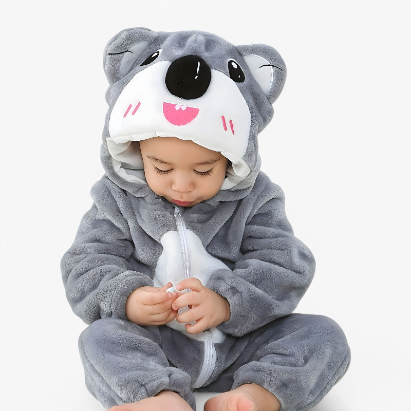 Beren Onesie voor Kids – Zacht en Comfortabel met Capuchon-Mijn Verkleedkist