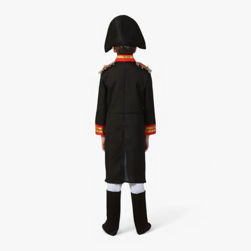 Klassiek Piraten Kostuum voor Kinderen – Inclusief Hoed en Epauletten-Mijn Verkleedkist