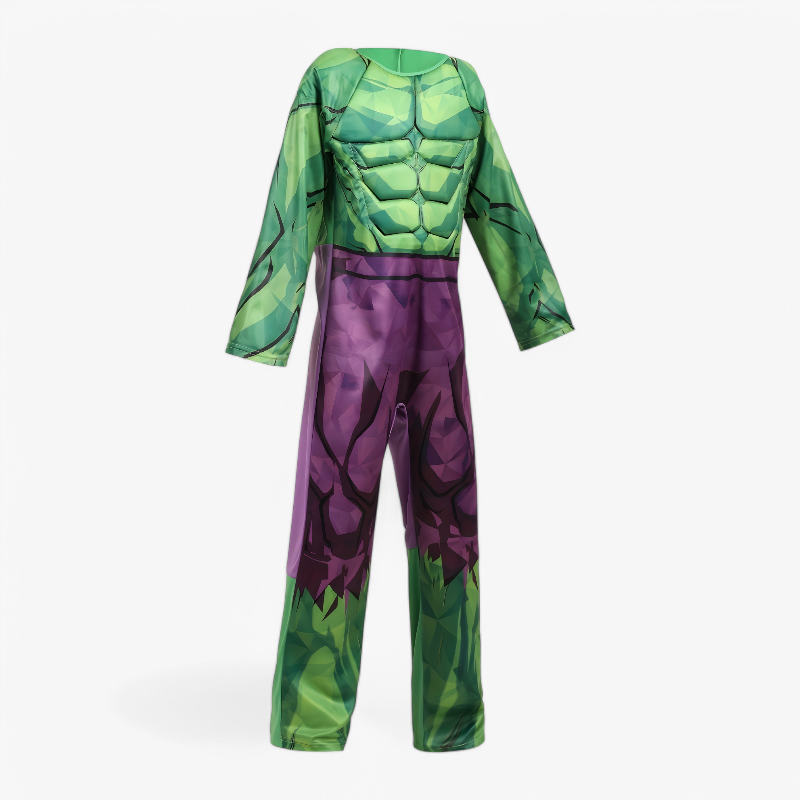 Hulk Superheld Kostuum voor Kinderen – Met Spierontwerp en Masker-Mijn Verkleedkist