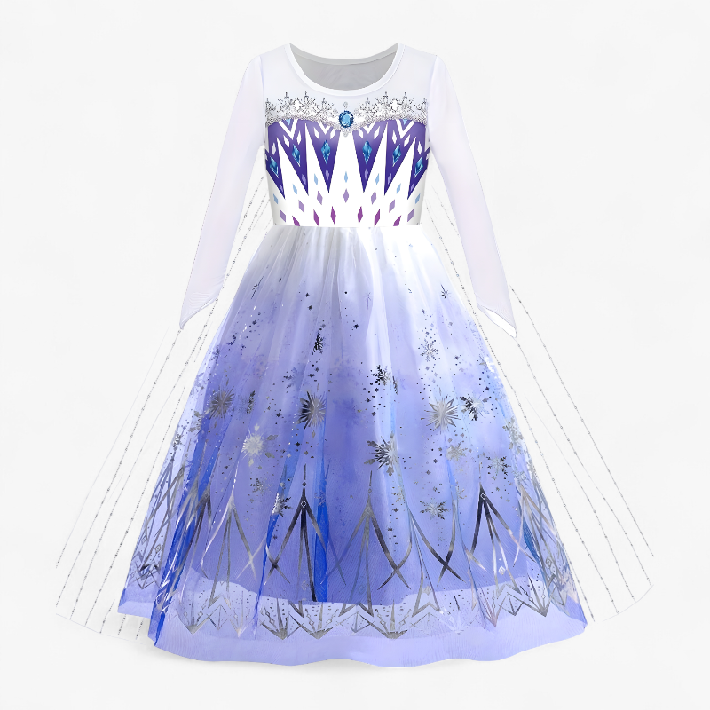 Prinsessen Kostuum voor Kinderen – Compleet met Tiara, Handschoenen en Sieraden-Mijn Verkleedkist