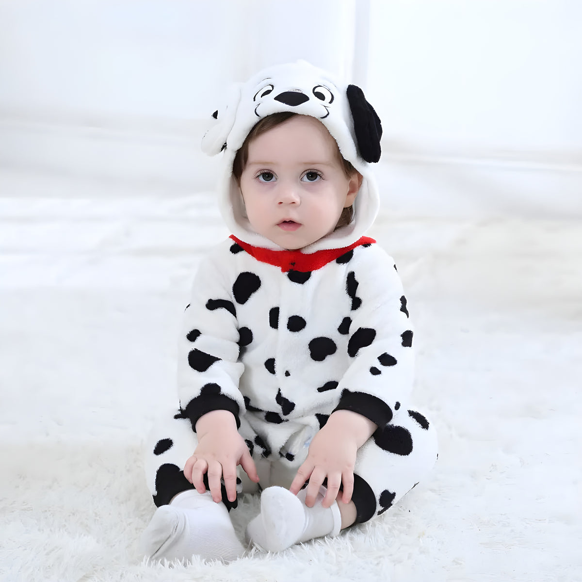 Leuke Dalmatian Onesie voor Kinderen – Schattige Outfit voor Speelse Dagen-Mijn Verkleedkist
