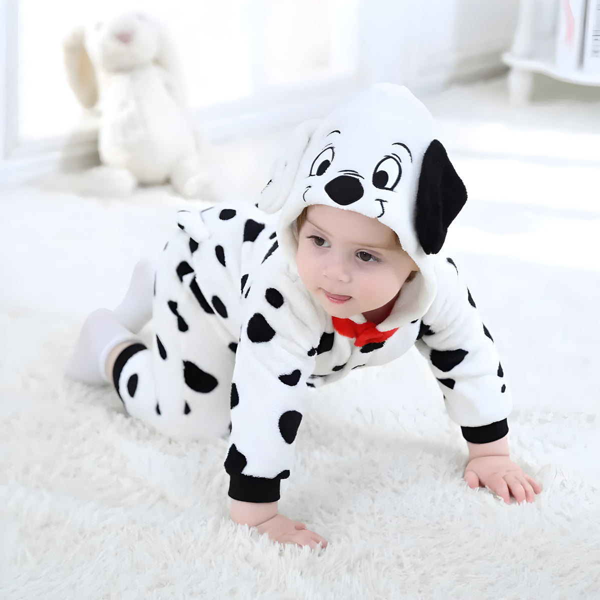 Leuke Dalmatian Onesie voor Kinderen – Schattige Outfit voor Speelse Dagen-Mijn Verkleedkist