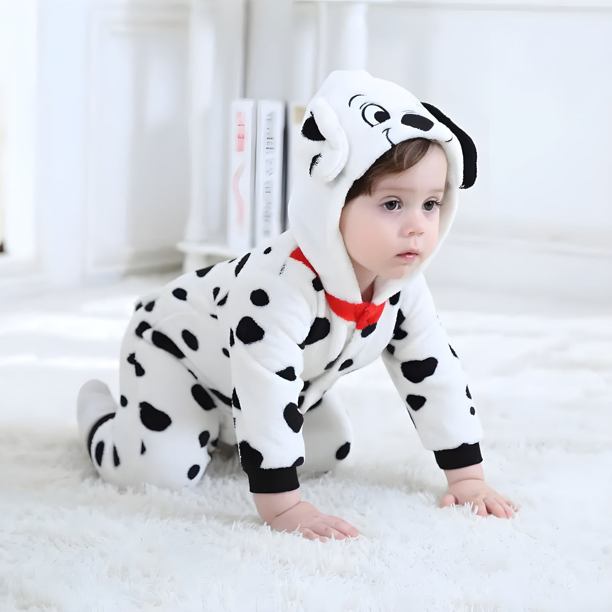 Leuke Dalmatian Onesie voor Kinderen – Schattige Outfit voor Speelse Dagen-Mijn Verkleedkist