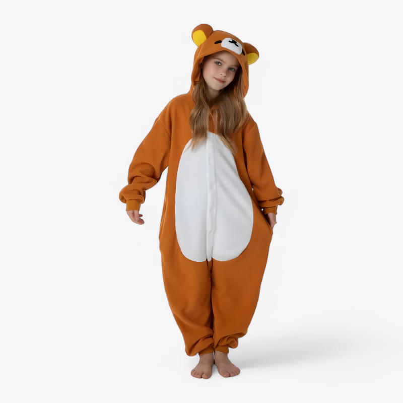 Schattige Beren Onesie voor Kids – Comfortabele Outfit voor Thuis-Mijn Verkleedkist