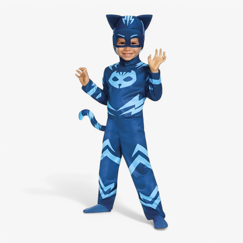 Dierenhelden Kostuum voor Kinderen – Inclusief Masker en Jumpsuit-Mijn Verkleedkist