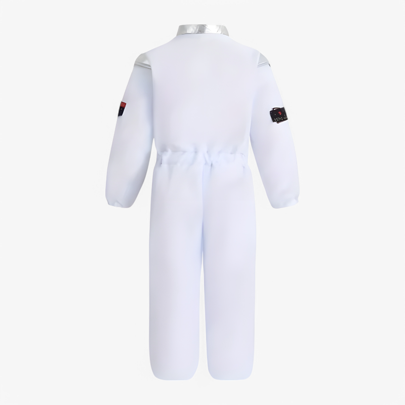 Astronauten Kostuum voor Kinderen – Inclusief Helm en Ruimtevaart Patches-Mijn Verkleedkist