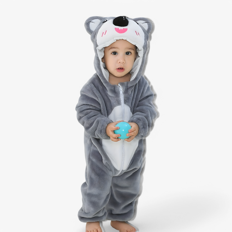 Beren Onesie voor Kids – Zacht en Comfortabel met Capuchon-Mijn Verkleedkist