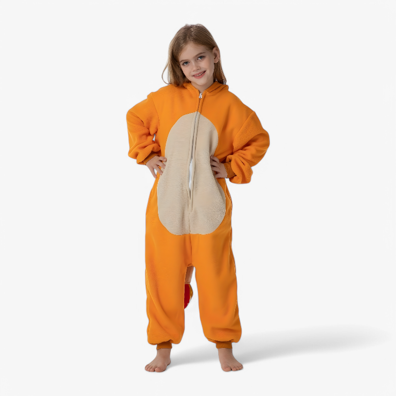 Charizard - Warme en Comfortabele Fleece Onesie-Mijn Verkleedkist