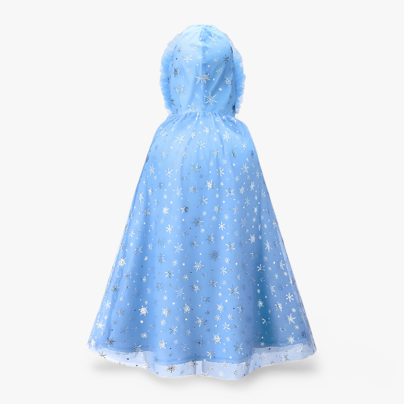 Elegante Prinsessen Cape voor Kinderen – Compleet met Tiara, Handschoenen en Sieraden-Mijn Verkleedkist