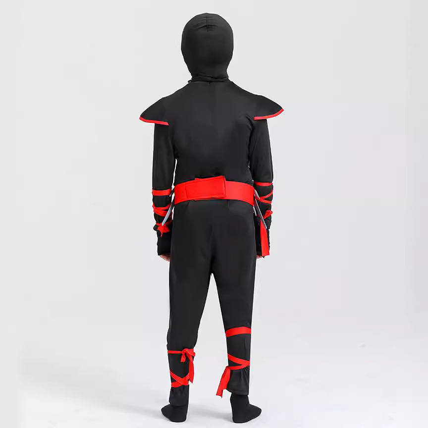 Ninja Kostuum voor Kinderen – Inclusief Masker en Zwaarden