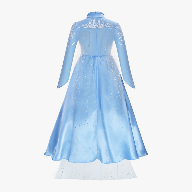Magische Prinsessen Jurk voor Meisjes – Lange Mouwen, Cape en Accessoires Set-Mijn Verkleedkist