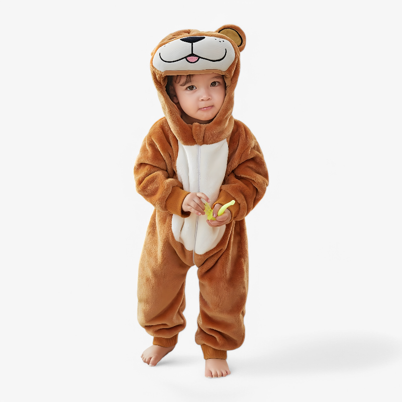 Schattige Beren Onesie voor Kinderen – Comfortabele en Speelse Outfit voor Avonturen-Mijn Verkleedkist