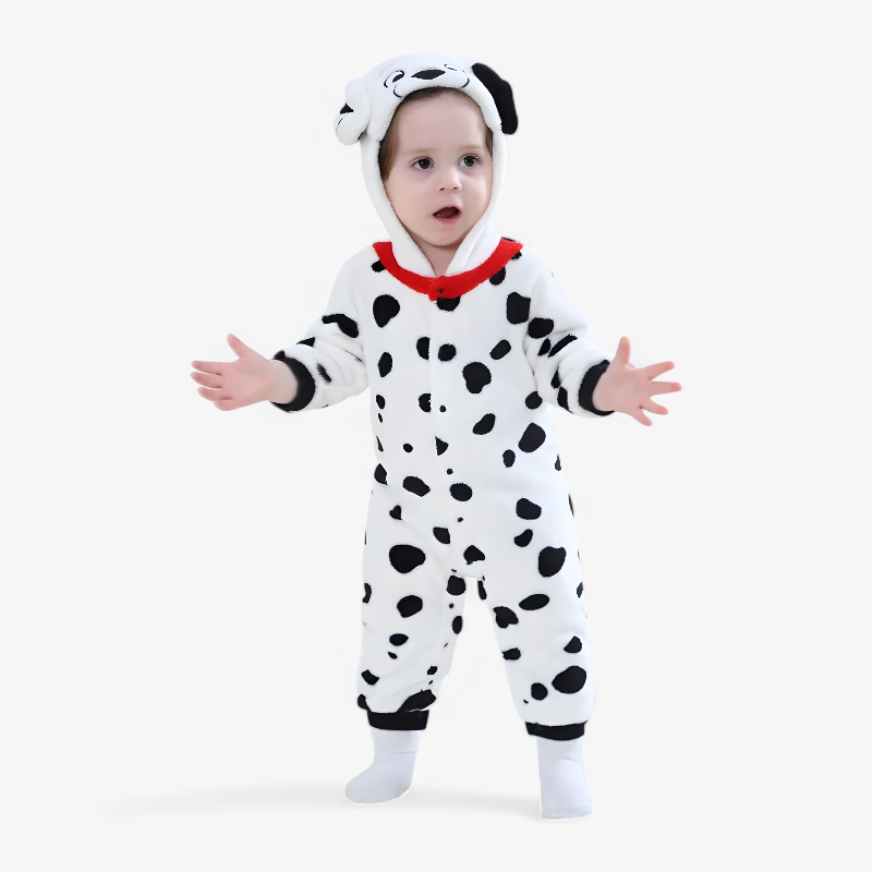 Leuke Dalmatian Onesie voor Kinderen – Schattige Outfit voor Speelse Dagen-Mijn Verkleedkist