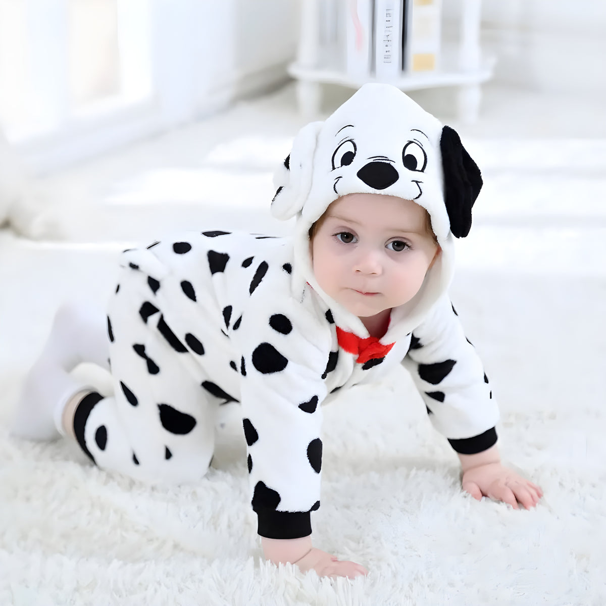 Leuke Dalmatian Onesie voor Kinderen – Schattige Outfit voor Speelse Dagen-Mijn Verkleedkist
