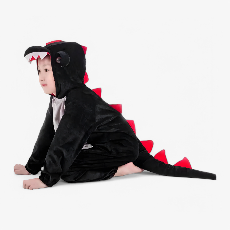 Dinosaurus Onesie voor Kinderen – Inclusief Capuchon en Staart-Mijn Verkleedkist