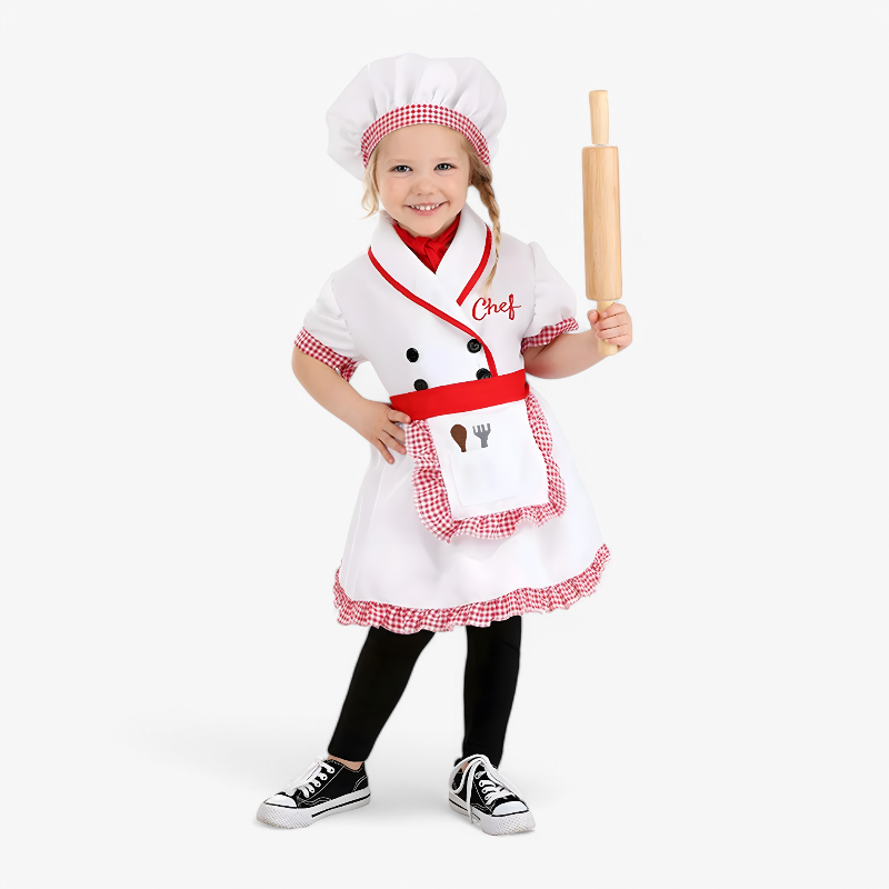 Chef Kostuum voor Kinderen – Inclusief Hoed & Schort-Mijn Verkleedkist