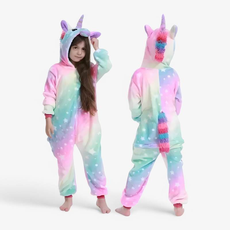 Apollo - Kinder Onesie - Unicorn - Maat 146/158 - Roze - Onesie Jongens Onesie Meisjes Dieren Onesie Tiener 2 Apollo - Kinder Onesie - Unicorn - Maat 146/158 - Roze - Onesie Jongens Onesie Meisjes Dieren Onesie Tiener 2