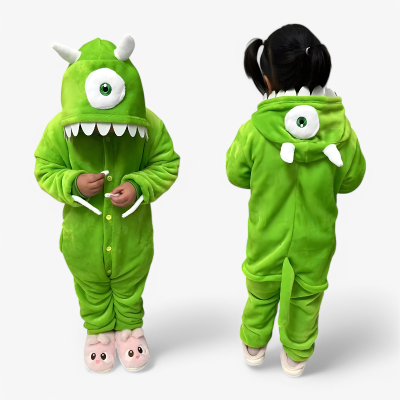 Vrolijke Anime Onesie voor Kinderen – Super Comfortabel voor Thuis-Mijn Verkleedkist