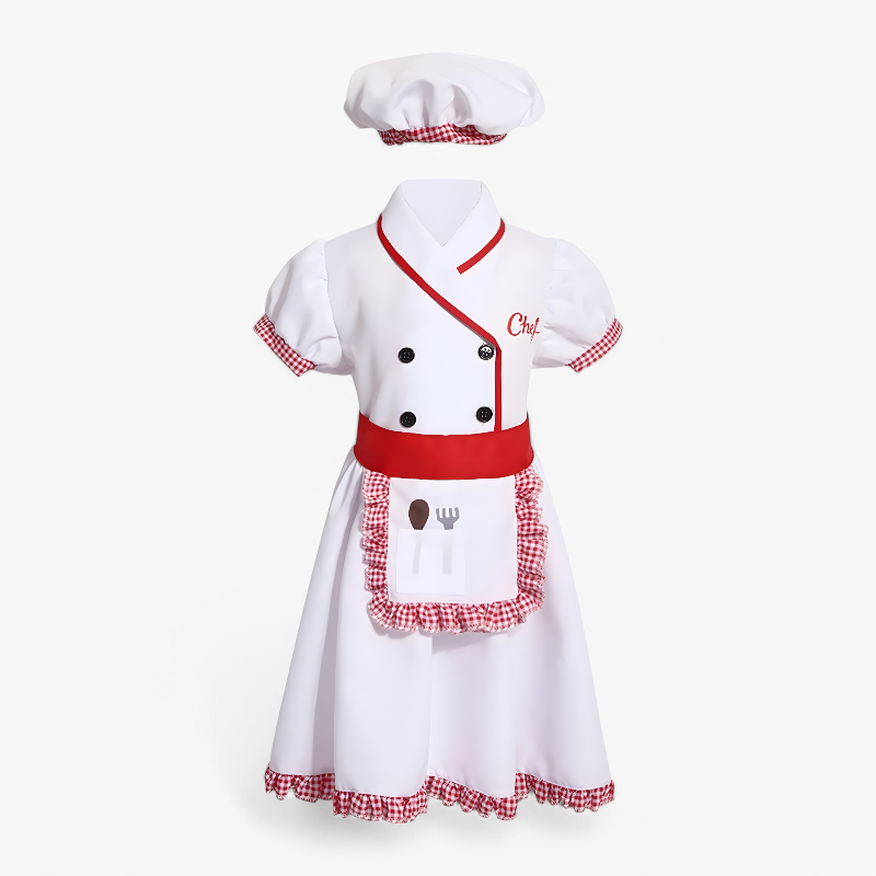 Chef Kostuum voor Kinderen – Inclusief Hoed & Schort-Mijn Verkleedkist