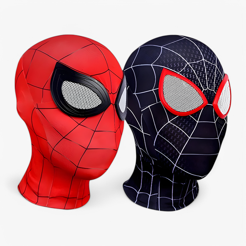 Spiderman Avontuur Masker - Comfortabel en Ademend-Mijn Verkleedkist