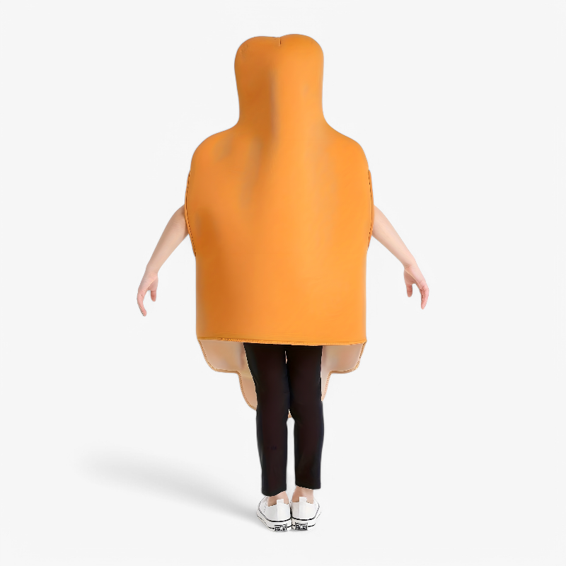 Grappig Hotdog Kostuum voor Kinderen – Compleet met Ketchup en Mosterd Elementen-Mijn Verkleedkist