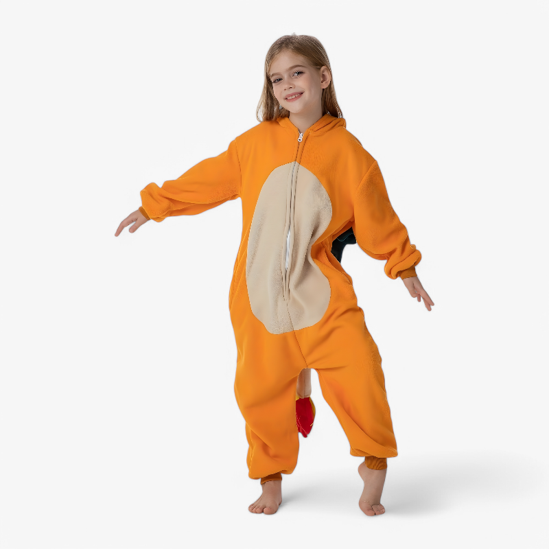 Charizard - Warme en Comfortabele Fleece Onesie-Mijn Verkleedkist