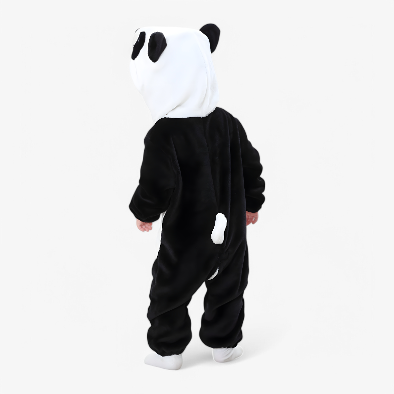 Panda Onesie voor Kinderen – Schattige Romper met Panda Capuchon-Mijn Verkleedkist