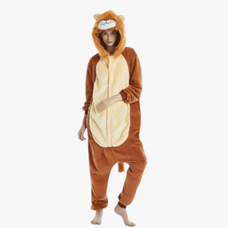 3D Leeuw Onesie Kostuum voor Kinderen – Zacht en Schattig Leeuwendesign