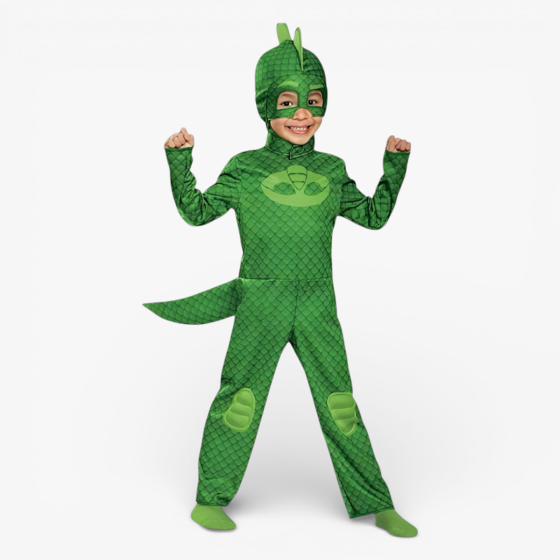 Dierenhelden Kostuum voor Kinderen – Inclusief Masker en Jumpsuit