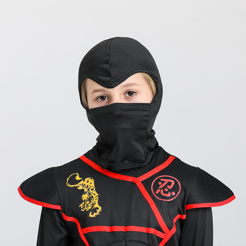 Ninja Kostuum voor Kinderen – Inclusief Masker en Zwaarden